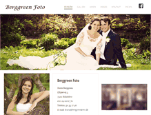 Tablet Screenshot of berggreenfoto.dk